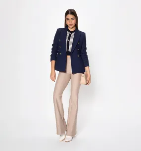 Blazer en tela  pique