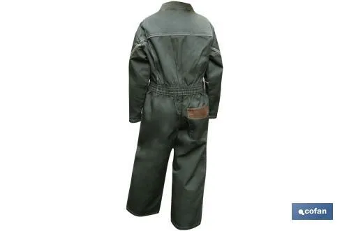 Buzo Kaki/Havane | Modelo Tournevis | Para Niños | Con dos Cremalleras