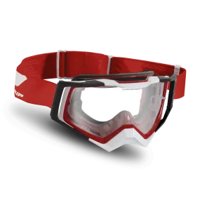 Gafas de Cross Progrip 3309TR RAPID Rojo-Blanco-Negro