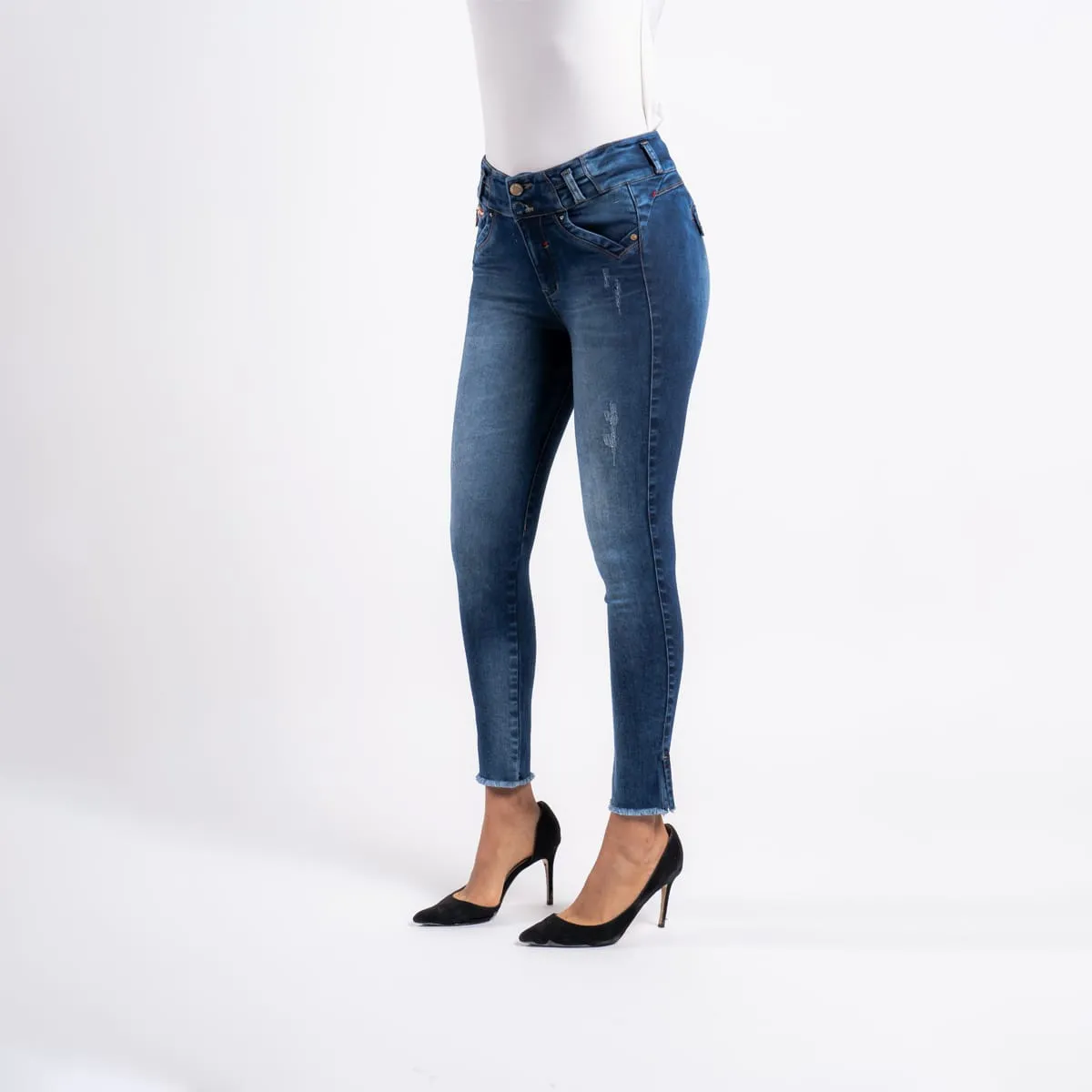 Jean Skinny Gold Crafty