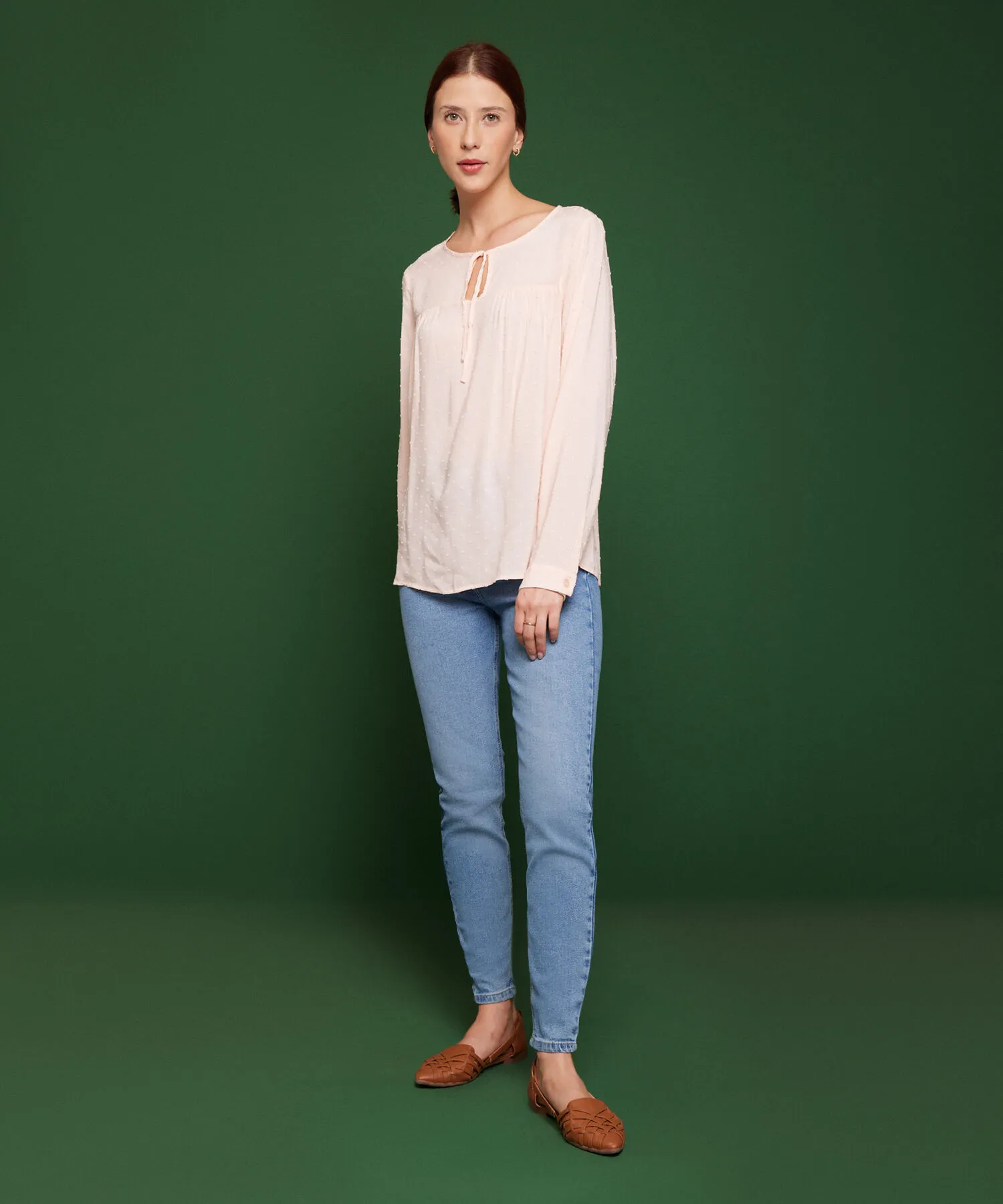 Jean Skinny Tono Claro-