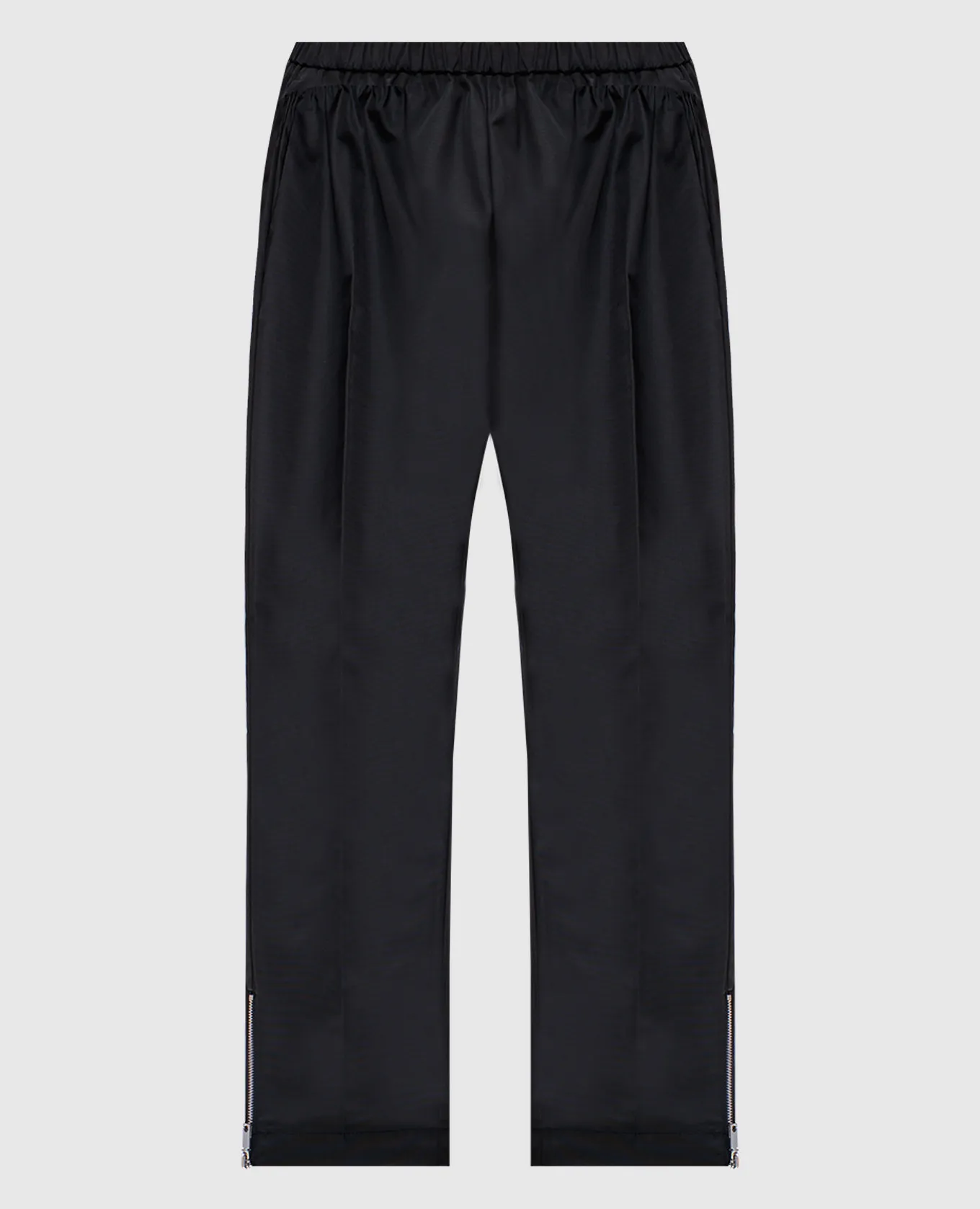 Max & Co Black pants AFTER with logo embroidery