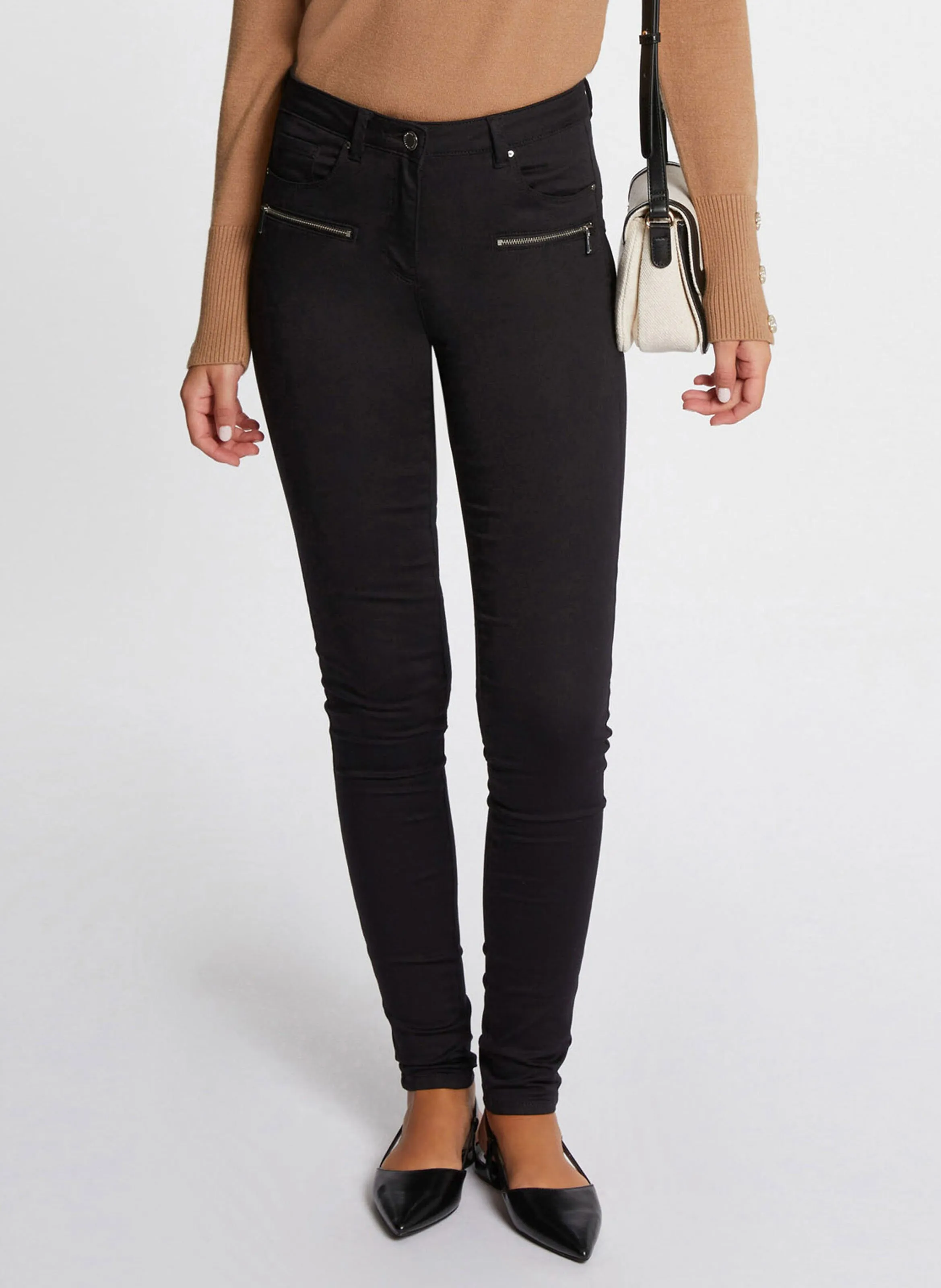 MORGAN PATRICK - Jean skinny en coton mélangé en negro