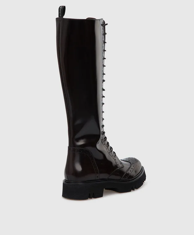 MYM Icarus dark brown leather boots