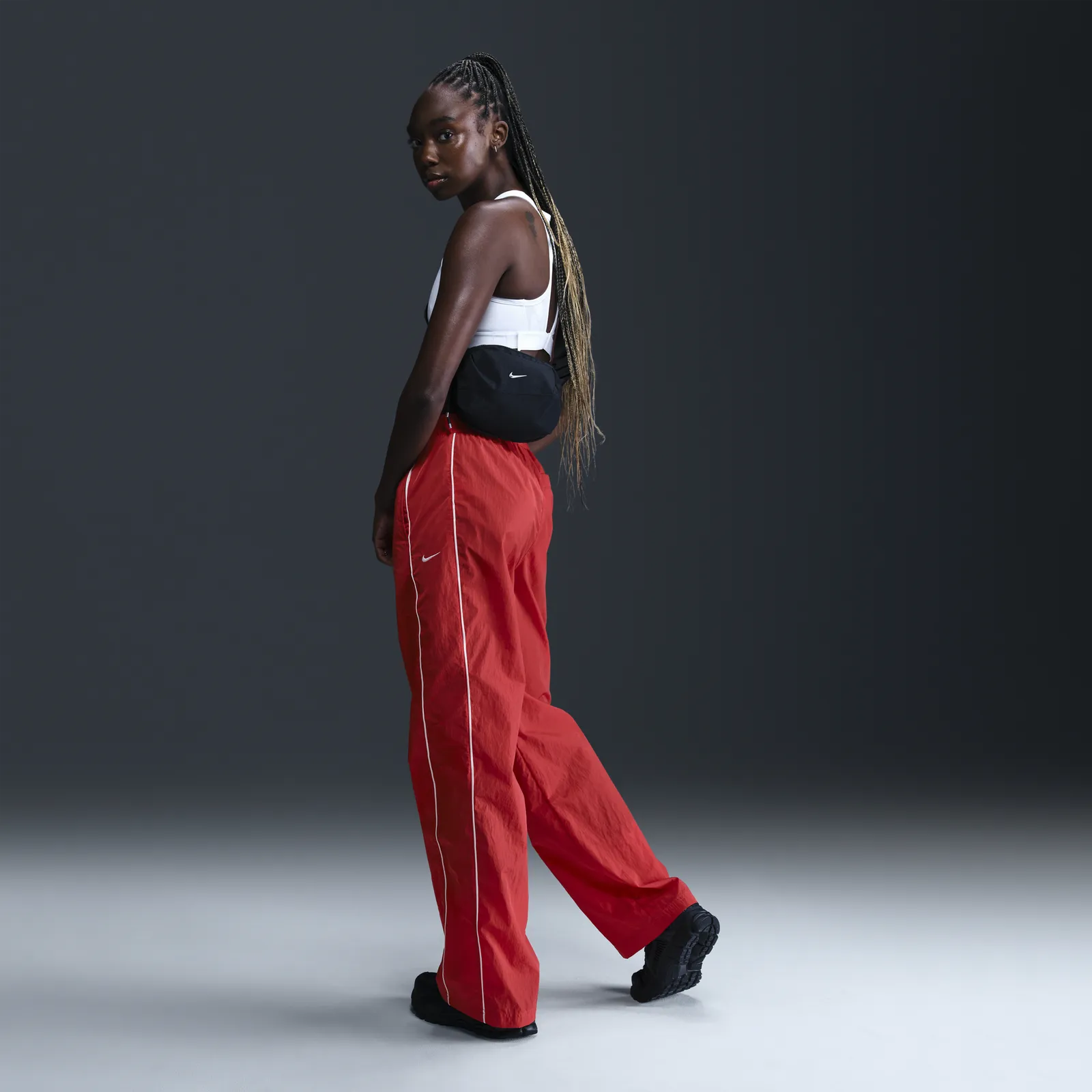 Nike Windrunner High Waisted Woven Trousers