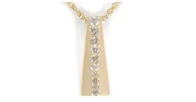 Otras joyas & Other Stories Collar con 0.30ct Barra de diamante en K18 oro amarillo, Oro para mujer (usado) En muy buenas co