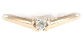 Otras joyas & Other Stories VANDOME AOYAMA K 18 Anillo de oro rosa para mujer con diamantes, tamaño 8.5, Peso total sobre 2.