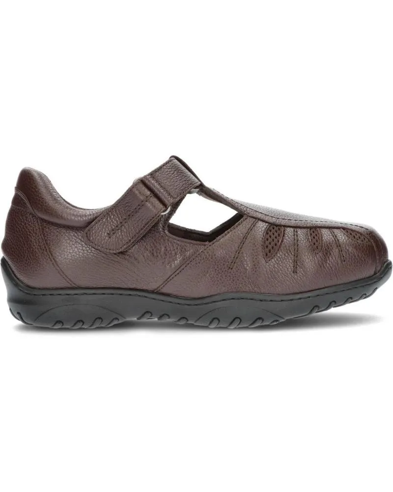 Sandalias de Hombre CALZAMEDI SANDALIA PARA HOMBRE DIABETICO COMODA Y ANCHA MARRON