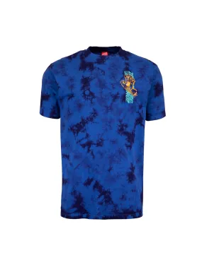 SANTA CRUZ Split Stripe Hand - Royal Cloud Dye - Camiseta