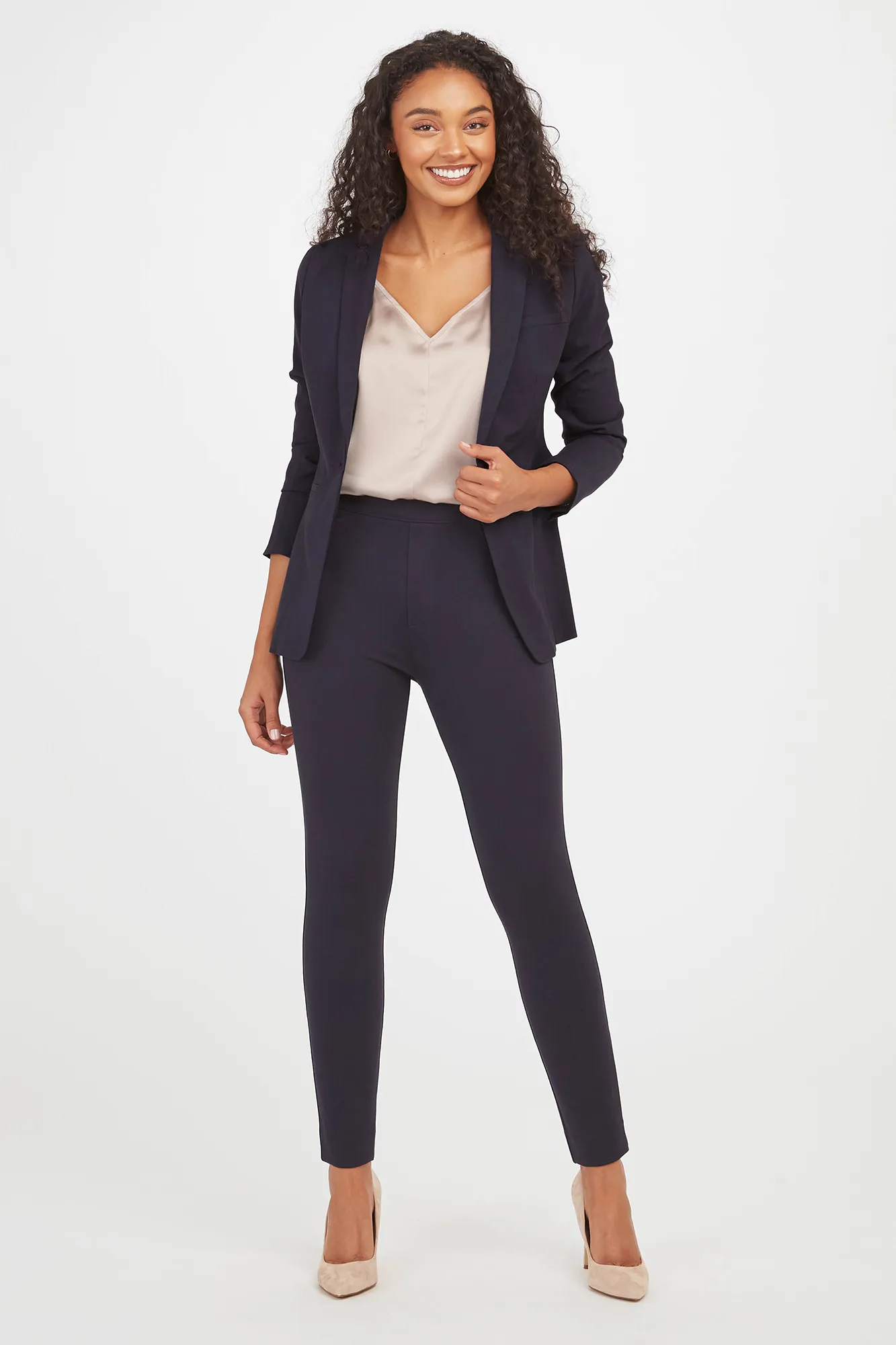 Spanx Leggins moldeadores de vestir azul Spanx