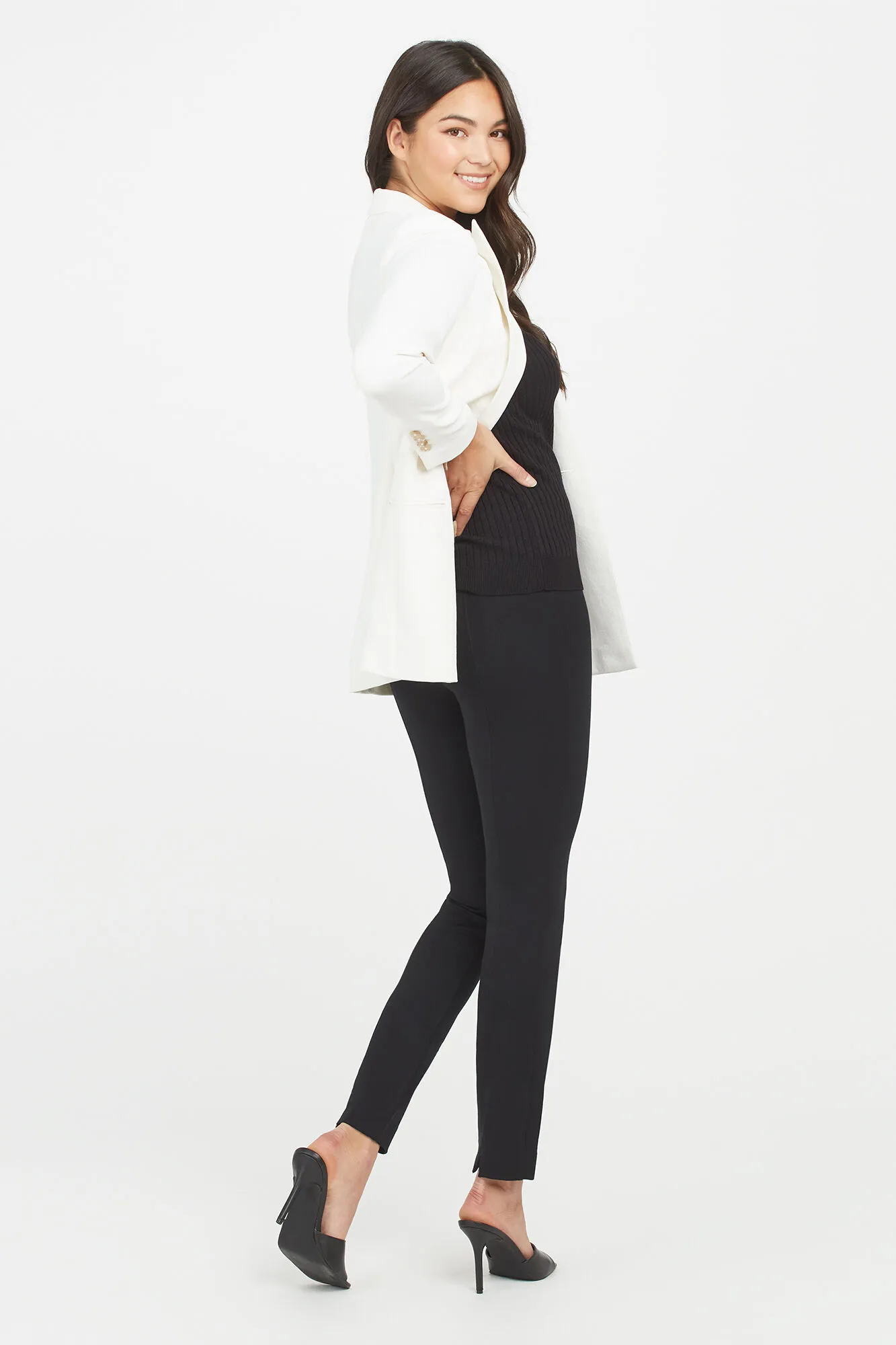 Spanx Leggins moldeadores de vestir negro Spanx