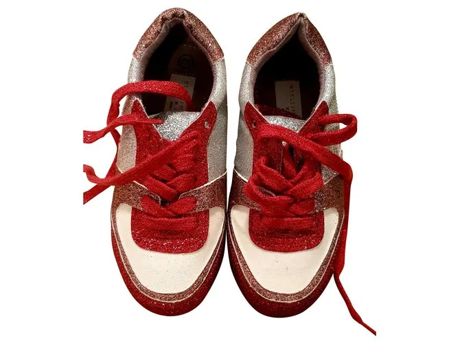 Stella Mc Cartney Zapatillas Blanco Roja 